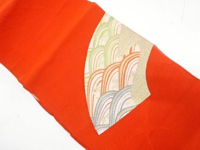 JAPANESE NAGOYA OBI FOR SUMMER / WOVEN ROUGH WAVE
